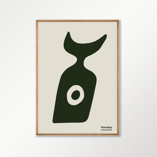 Hans Arp Sculptural in Tasmanian Oak Frame | Atollo Printshop