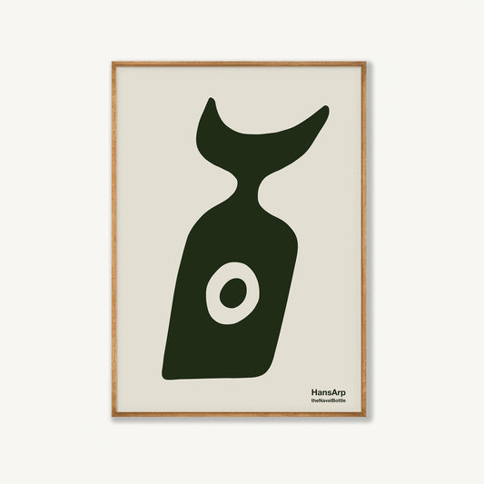 Hans Arp Sculptural in Tasmanian Oak Frame | Atollo Printshop