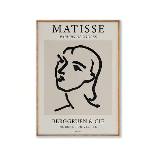 Henri Matisse – Exhibition IV in Tasmanian Oak Frame | Atollo Printshop