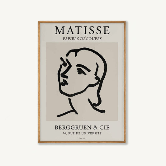 Henri Matisse – Exhibition IV in Tasmanian Oak Frame | Atollo Printshop