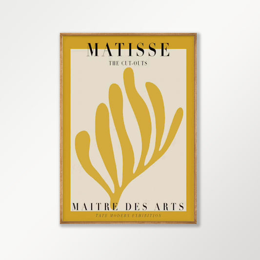Henri Matisse – Maitre Des Arts in Tasmanian Oak Frame | Atollo Printshop