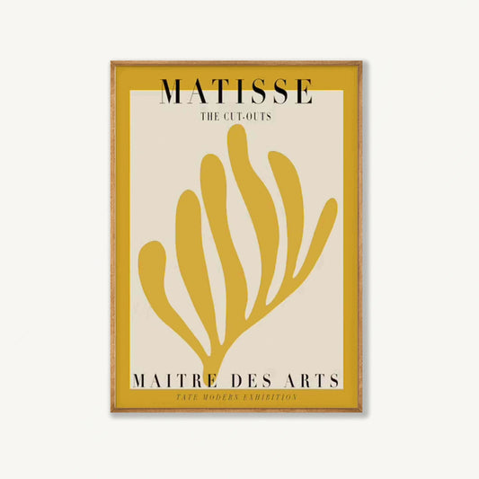 Henri Matisse – Maitre Des Arts in Tasmanian Oak Frame | Atollo Printshop