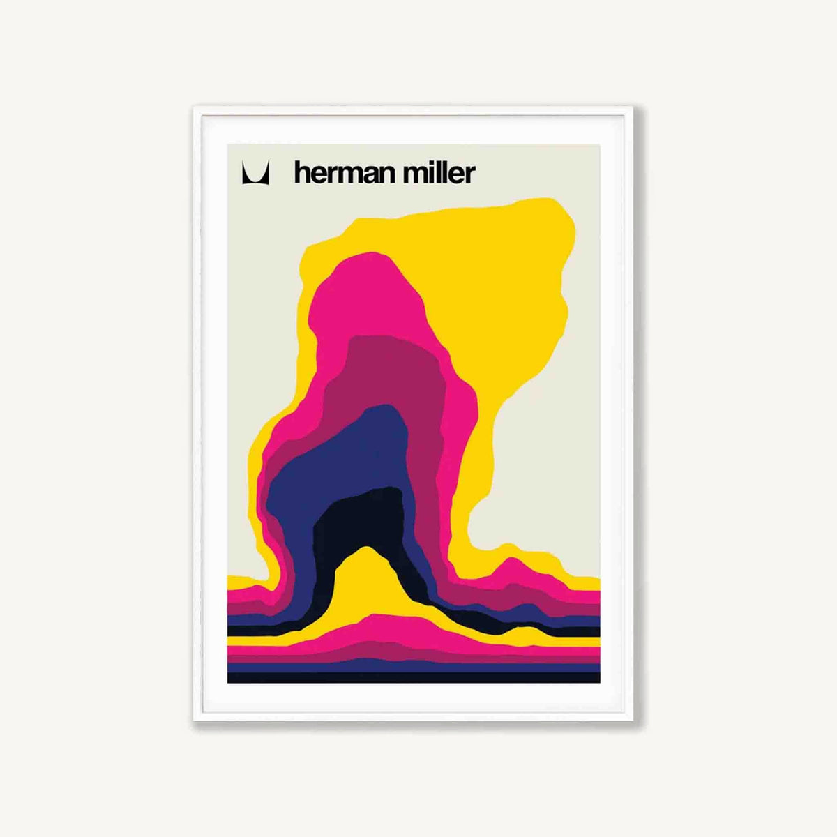 Herman Miller Exhibition in Matte White Frame | Atollo Printshop