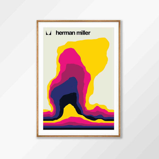 Herman Miller Exhibition in Tasmanian Oak Frame | Atollo Printshop