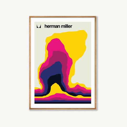 Herman Miller Exhibition in Tasmanian Oak Frame | Atollo Printshop