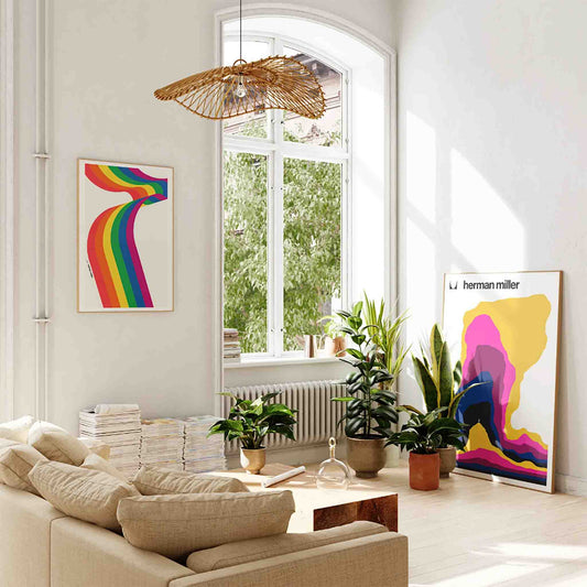 Herman Miller Rainbow Framed Art Print | Atollo Printshop