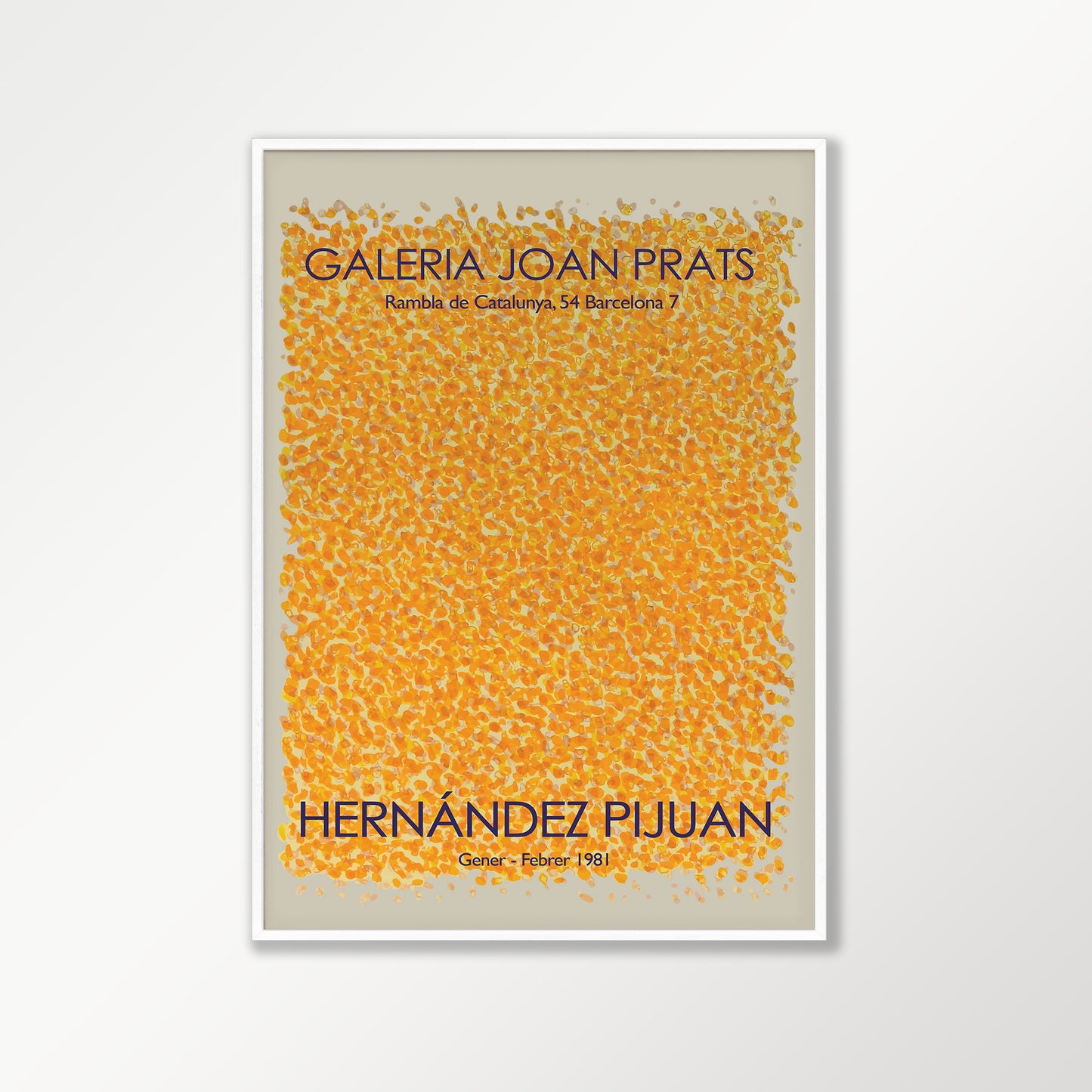Hernández Pijuan Exhibition Poster