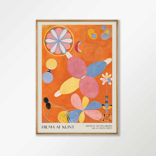 No.4 Youth Exhibition art print displayed in a room setting | Atollo Printshop