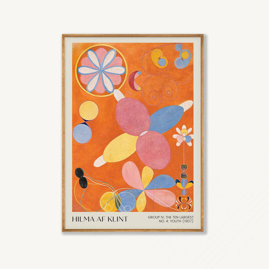 No.4 Youth Exhibition art print displayed in a room setting | Atollo Printshop