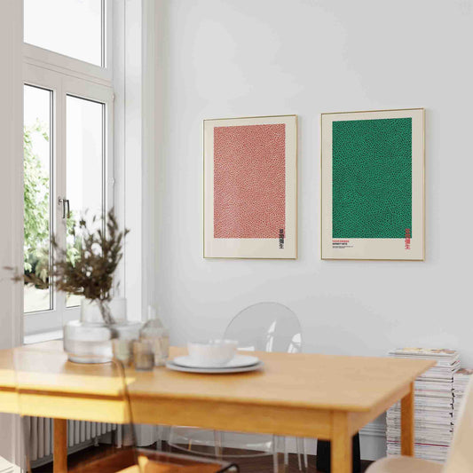 Yayoi Kusama – Infinity Nets Two Set Framed Art Print | Atollo Printshop