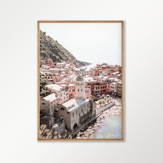 Italian Riviera in Tasmanian Oak Frame | Atollo Printshop