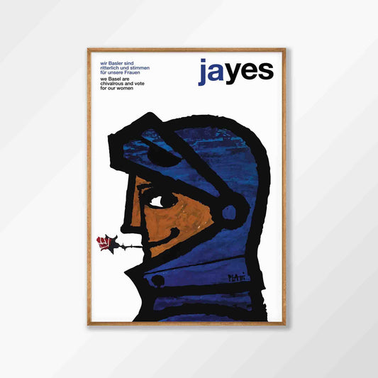 Jayes by Celestino Piatti in Tasmanian Oak Frame | Atollo Printshop