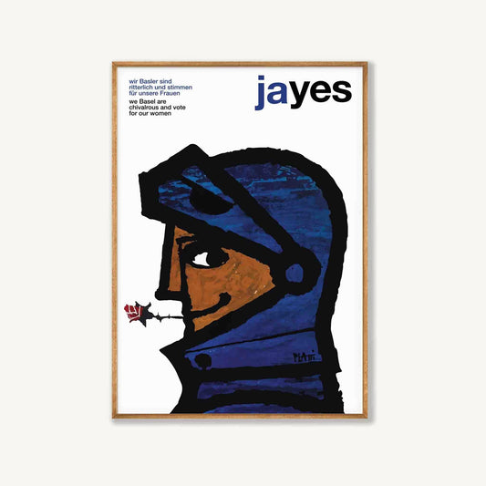 Jayes by Celestino Piatti in Tasmanian Oak Frame | Atollo Printshop