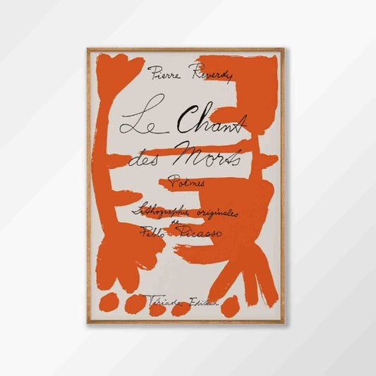 Pablo Picasso β Le Chant Des Morts in Tasmanian Oak Frame | Atollo Printshop