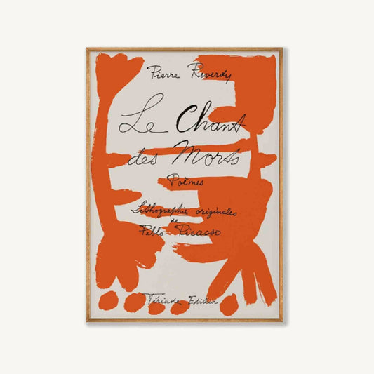 Pablo Picasso – Le Chant Des Morts in Tasmanian Oak Frame | Atollo Printshop