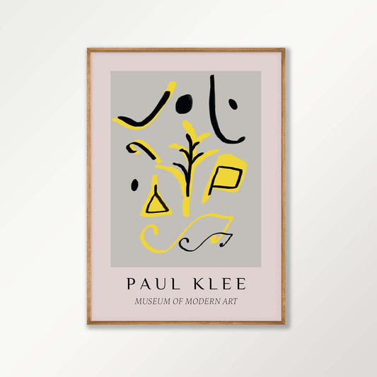 Light Figures by Paul Klee in Tasmanian Oak Frame | Atollo Printshop