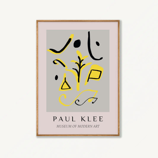 Light Figures by Paul Klee in Tasmanian Oak Frame | Atollo Printshop
