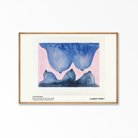 Moderna Museet Exhibition by Louise Bourgeois in Tasmanian Oak Frame | Atollo Printshop