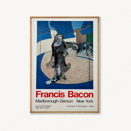 Marlborough-Gerson by Francis Bacon in Tasmanian Oak Frame | Atollo Printshop