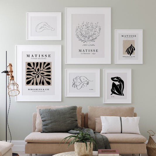 Henri Matisse – Modern Gallery Wall Set Framed Art Print | Atollo Printshop
