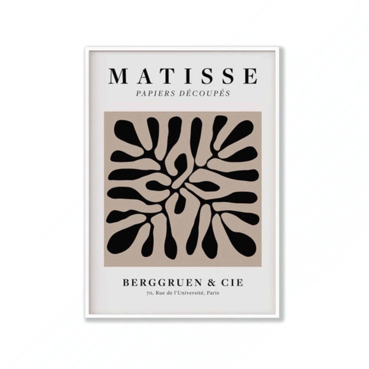 Henri Matisse – Exhibition No.01 in Matte White Frame | Atollo Printshop