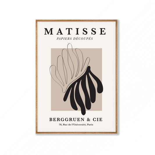 Henri Matisse – Papiers Decoupes Exhibition in Tasmanian Oak Frame | Atollo Printshop