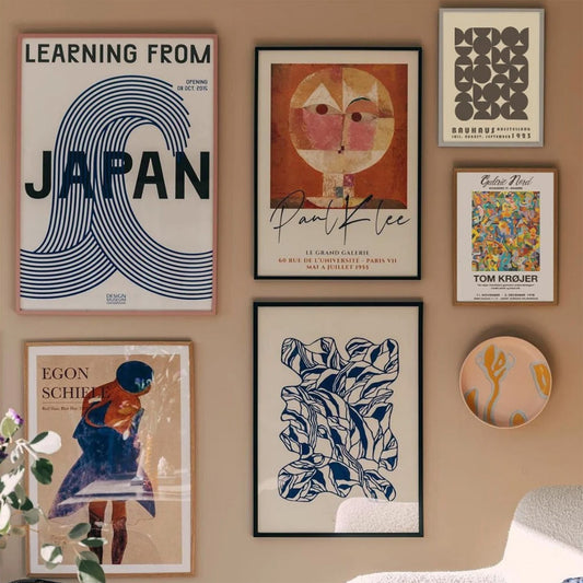 Modern x Japanese Gallery Wall Framed Art Print | Atollo Printshop