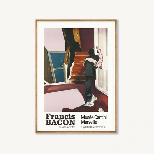 Musee Cantini by Francis Bacon in Tasmanian Oak Frame | Atollo Printshop