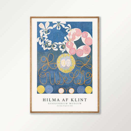 Hilma af Klint – No.1 Childhood in Tasmanian Oak Frame | Atollo Printshop
