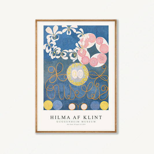 Hilma af Klint – No.1 Childhood in Tasmanian Oak Frame | Atollo Printshop