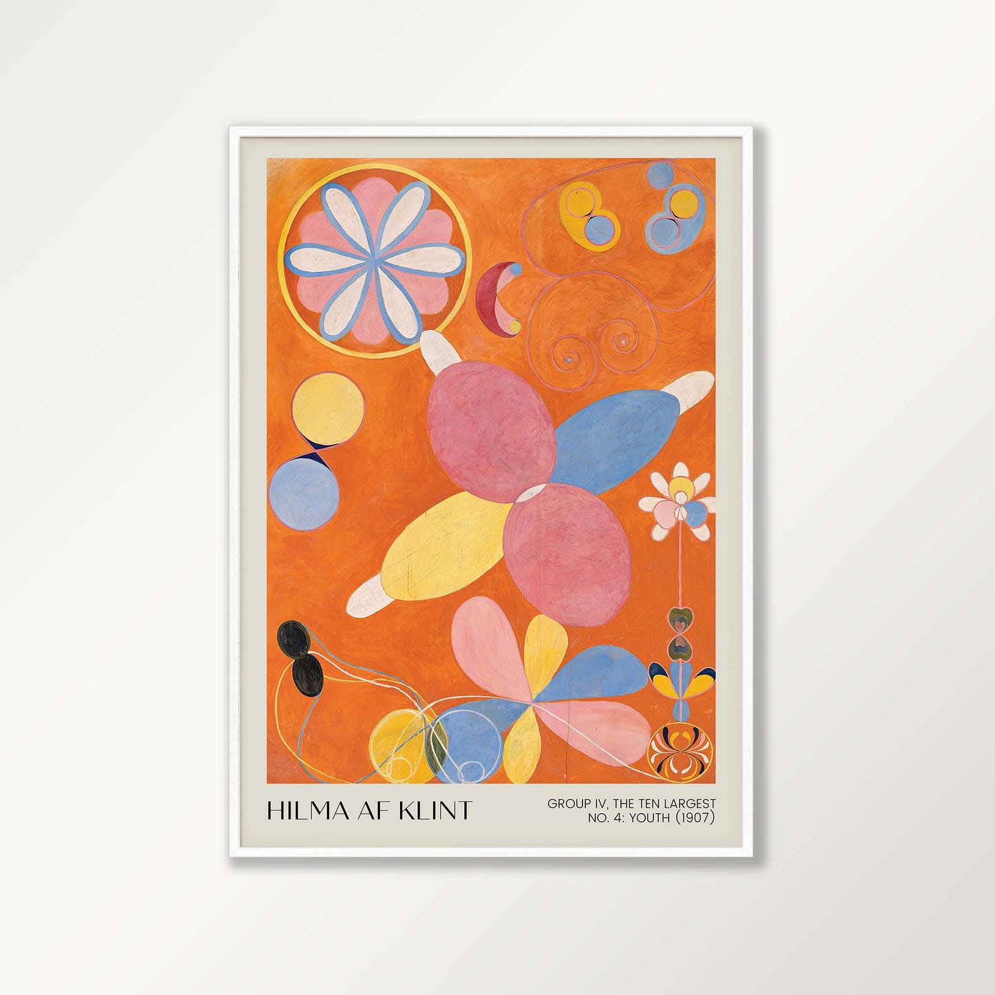No.4 Youth by Hilma Af Klint Exhibition Poster