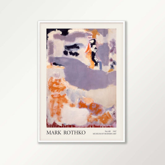 Mark Rothko – No.14B MOMA in Matte White Frame | Atollo Printshop