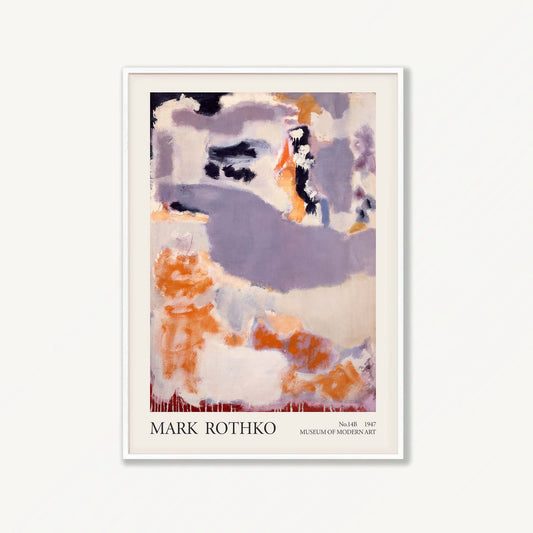 Mark Rothko – No.14B MOMA in Matte White Frame | Atollo Printshop