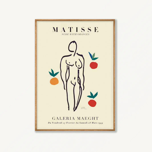 Henri Matisse – Oranges in Tasmanian Oak Frame | Atollo Printshop