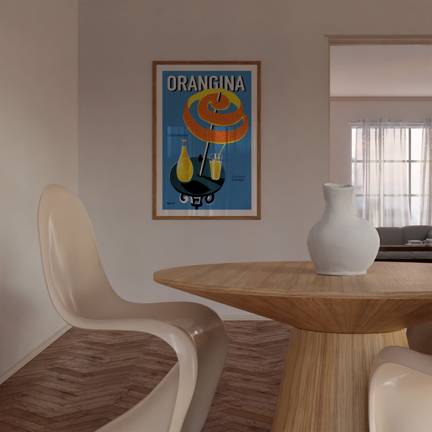 Bourin & Orangina Vintage Poster Set