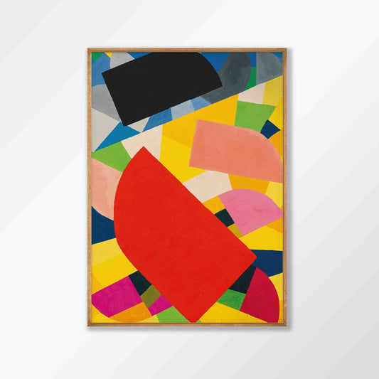 Otto Freundlich Komposition in Tasmanian Oak Frame | Atollo Printshop