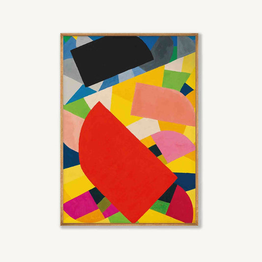 Otto Freundlich Komposition in Tasmanian Oak Frame | Atollo Printshop