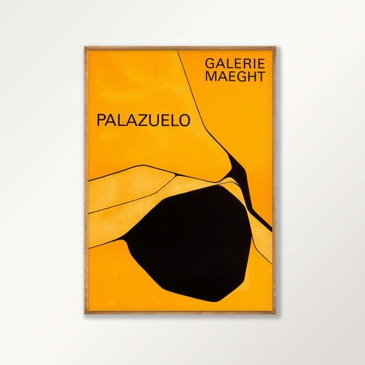 Pablo Palazuelo Exhibition Galerie Maeght in Tasmanian Oak Frame | Atollo Printshop