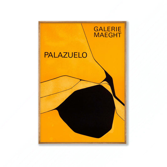 Pablo Palazuelo Exhibition Galerie Maeght in Tasmanian Oak Frame | Atollo Printshop