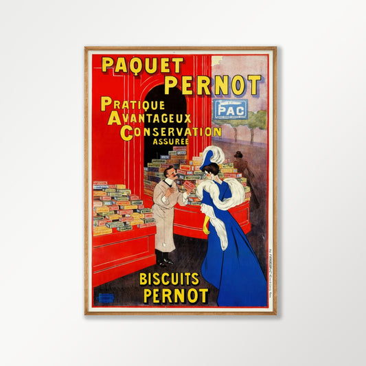 Paquet Pernot by Leonetto Cappiello in Tasmanian Oak Frame | Atollo Printshop
