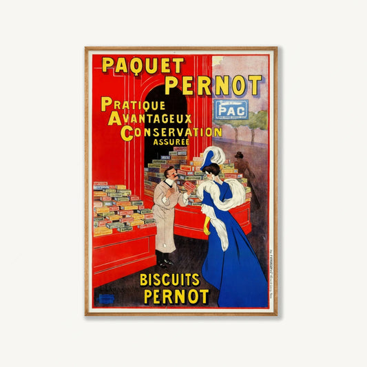 Paquet Pernot by Leonetto Cappiello in Tasmanian Oak Frame | Atollo Printshop