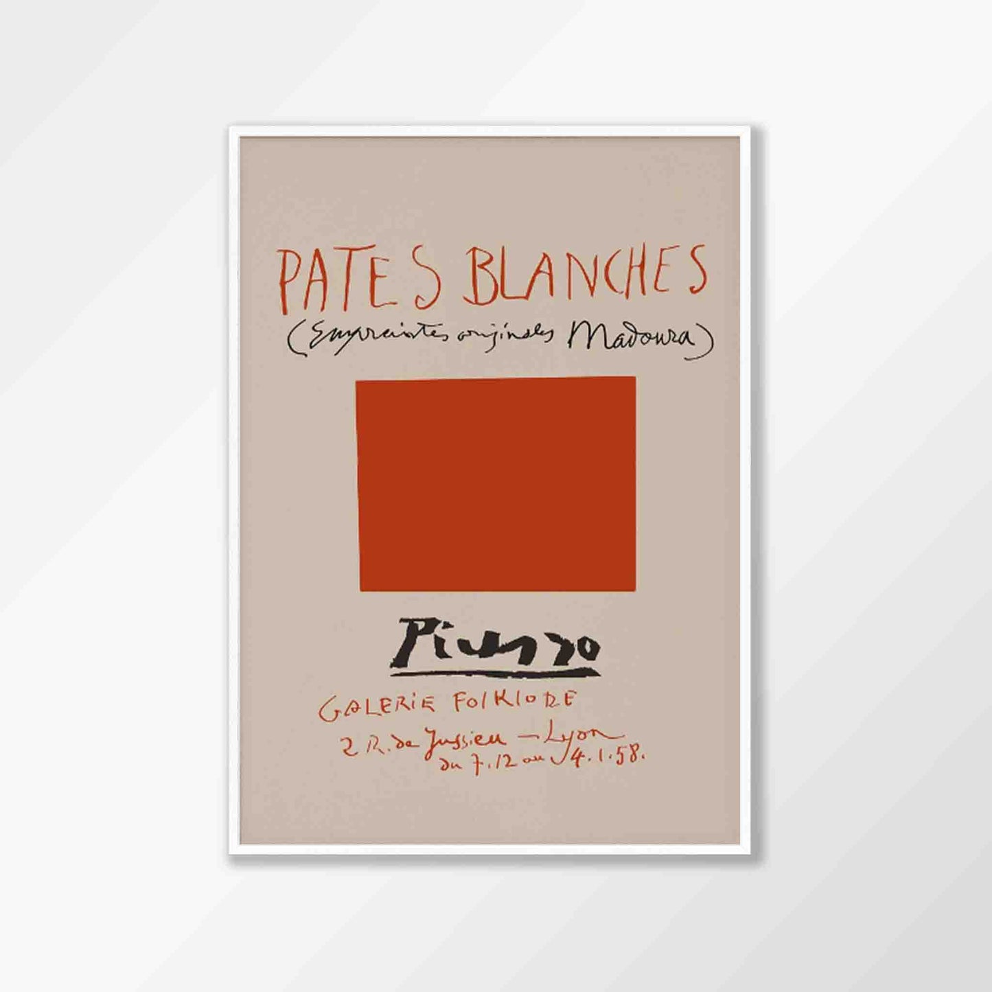 Pates Blanches by Pablo Picasso