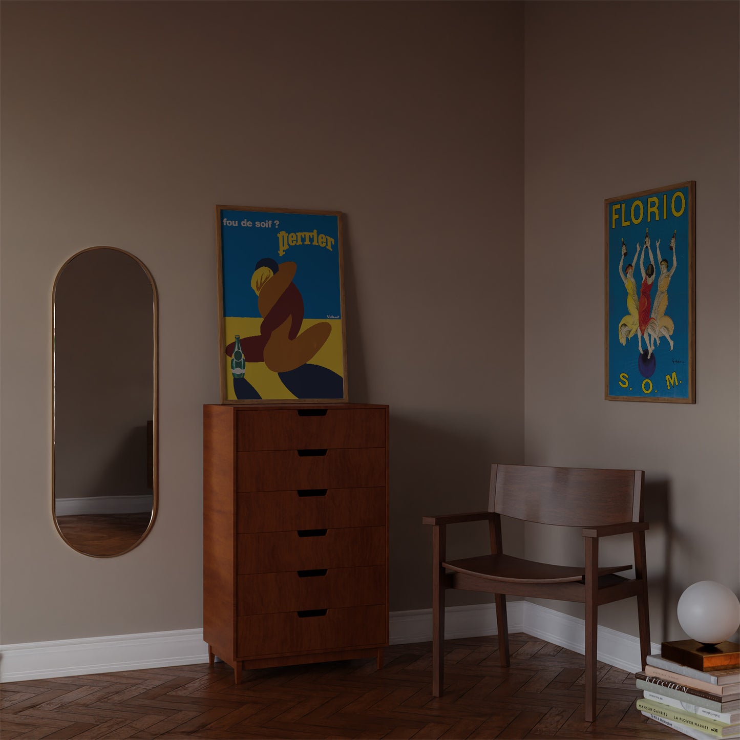 Fou De Soif? Perrier Advertisement Poster