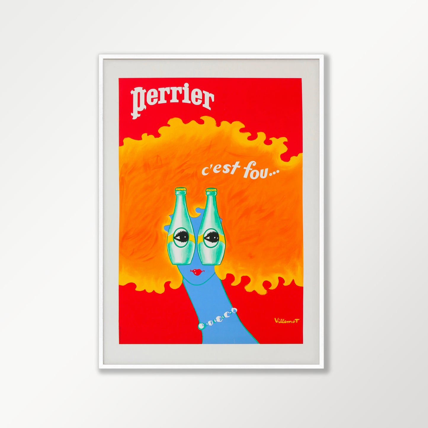 Perrier 'C'est Fou' by Villemot