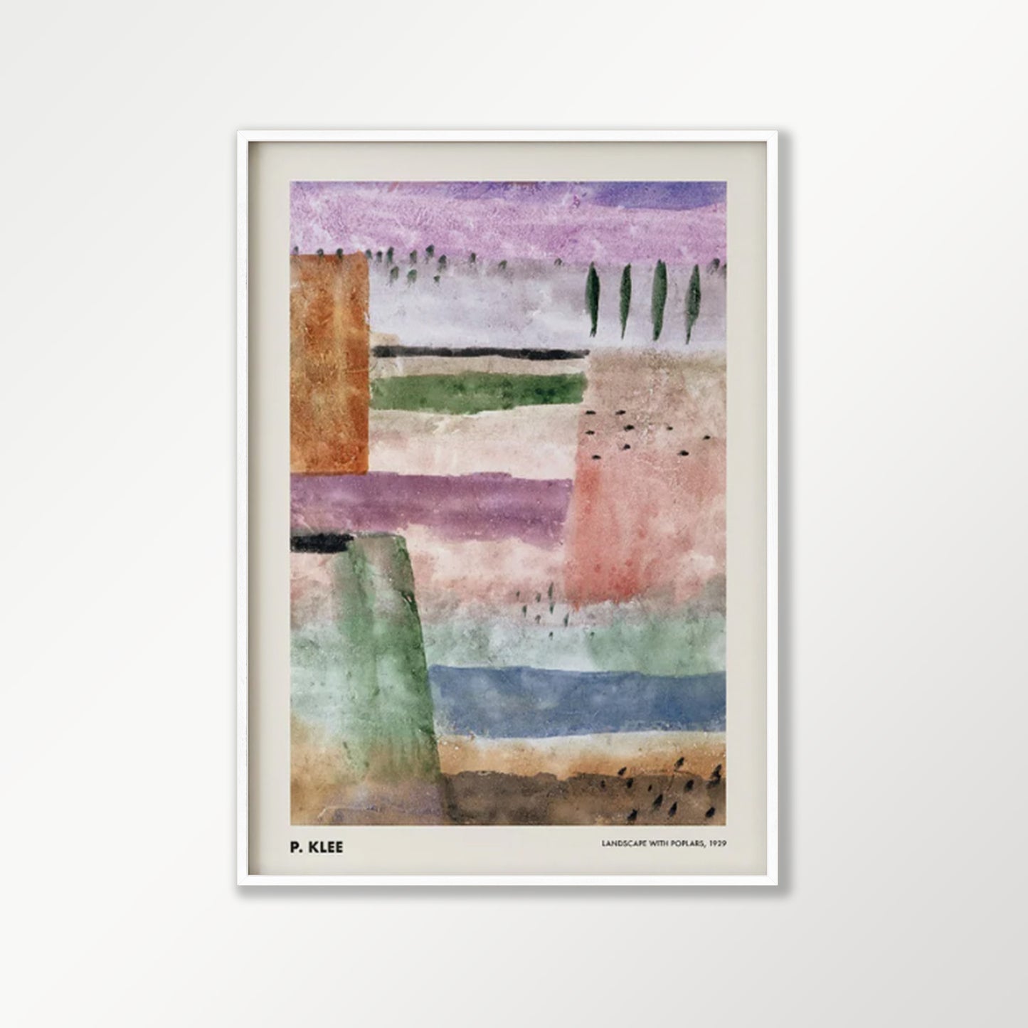 Poplars 1929 by Paul Klee