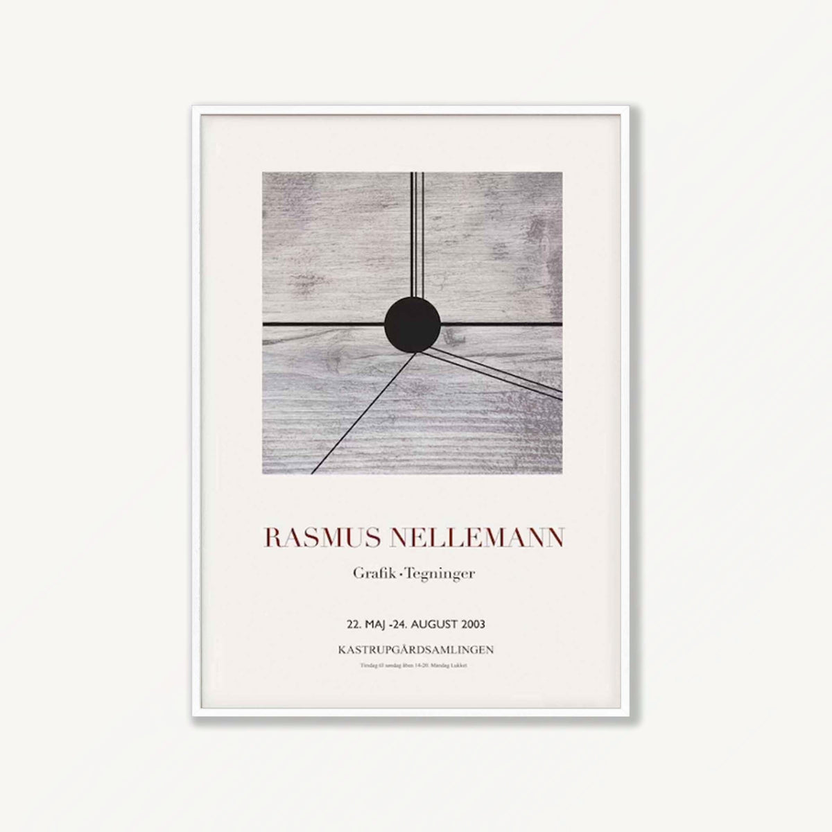 Rasmus Nellemann Exhibition in Matte White Frame | Atollo Printshop