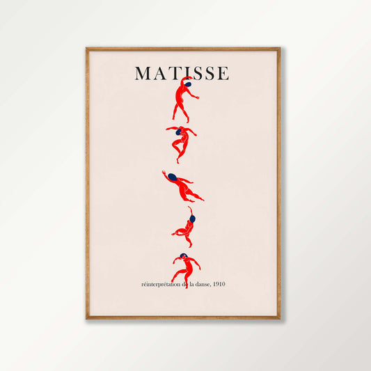 Henri Matisse – Red Dancers in Tasmanian Oak Frame | Atollo Printshop