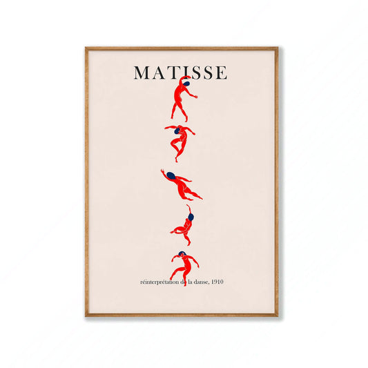 Henri Matisse – Red Dancers in Tasmanian Oak Frame | Atollo Printshop