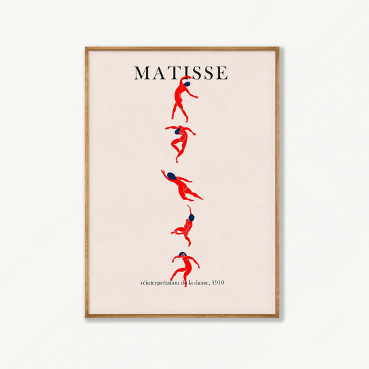 Henri Matisse – Red Dancers in Tasmanian Oak Frame | Atollo Printshop