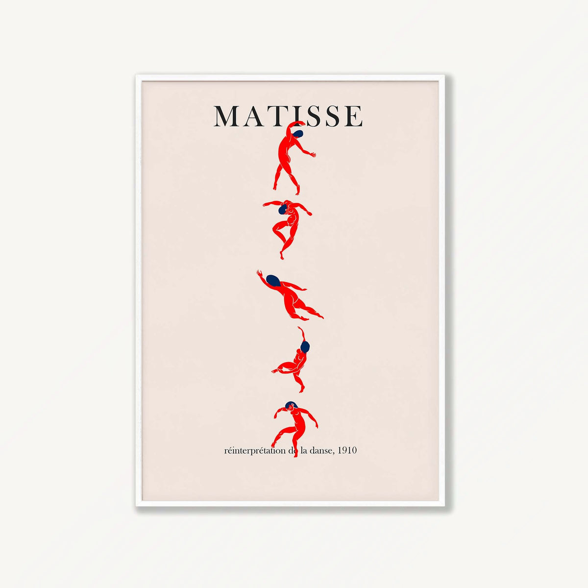 Henri Matisse – Red Dancers in Matte White Frame | Atollo Printshop